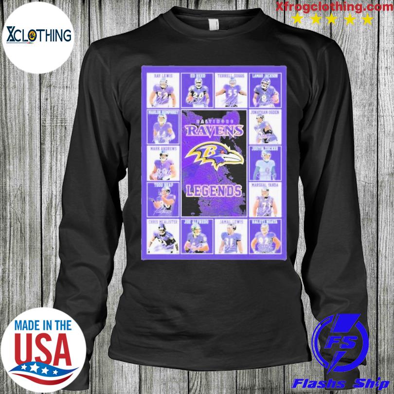 Official baltimore ravens legends teams signatures shirt, hoodie, sweater,  long sleeve and tank top