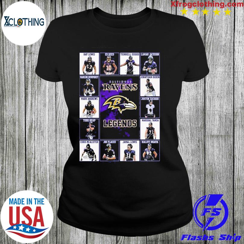 Baltimore ravens legends in history shirt, hoodie, sweater, long sleeve and  tank top