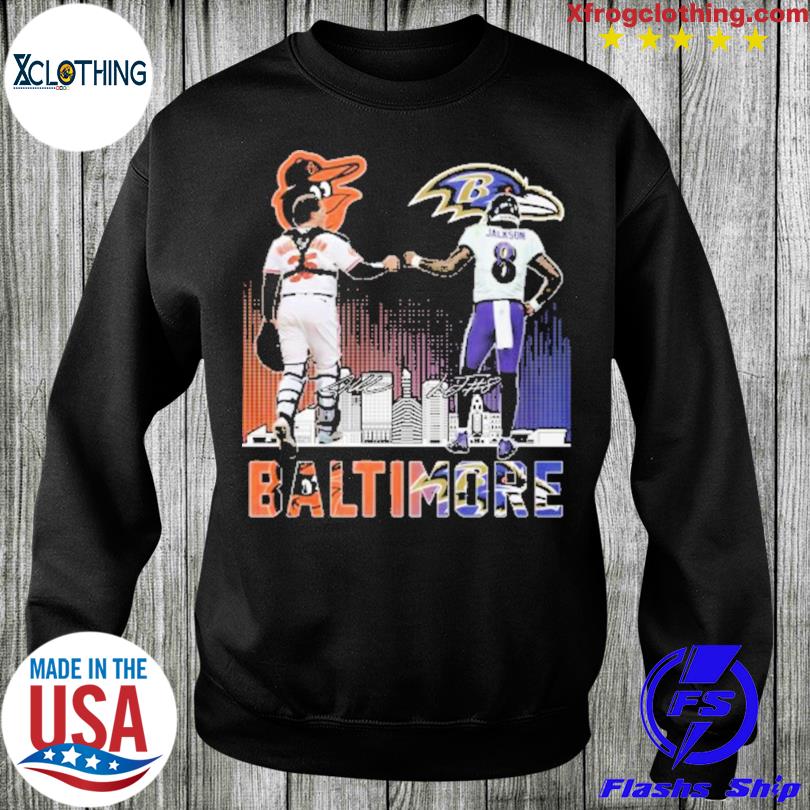 Official baltimore Ravens Orioles Jackson Adley Rutschman T Shirt, hoodie,  sweater, long sleeve and tank top