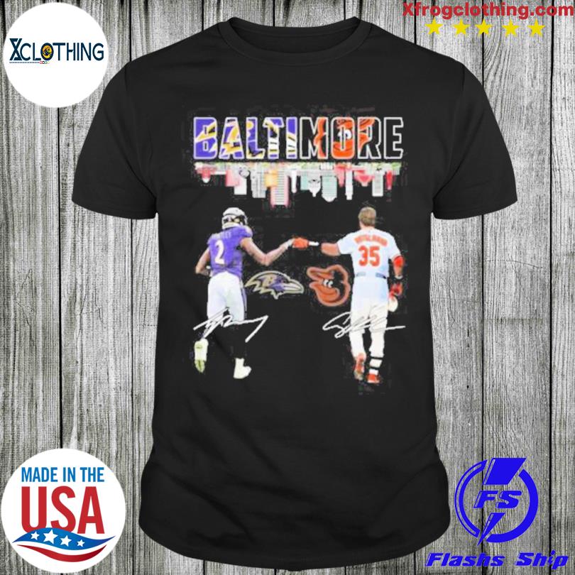 Baltimore Tyler Huntley And Adley Rutschman Signatures Shirt