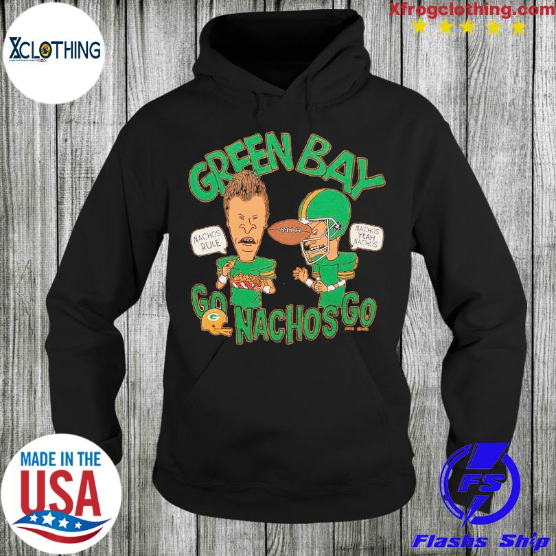 Beavis And Butthead X Green Bay Packers Nachos Shirt