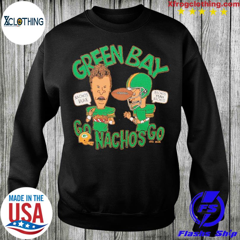 Beavis And Butthead X Green Bay Packers Nachos Shirt