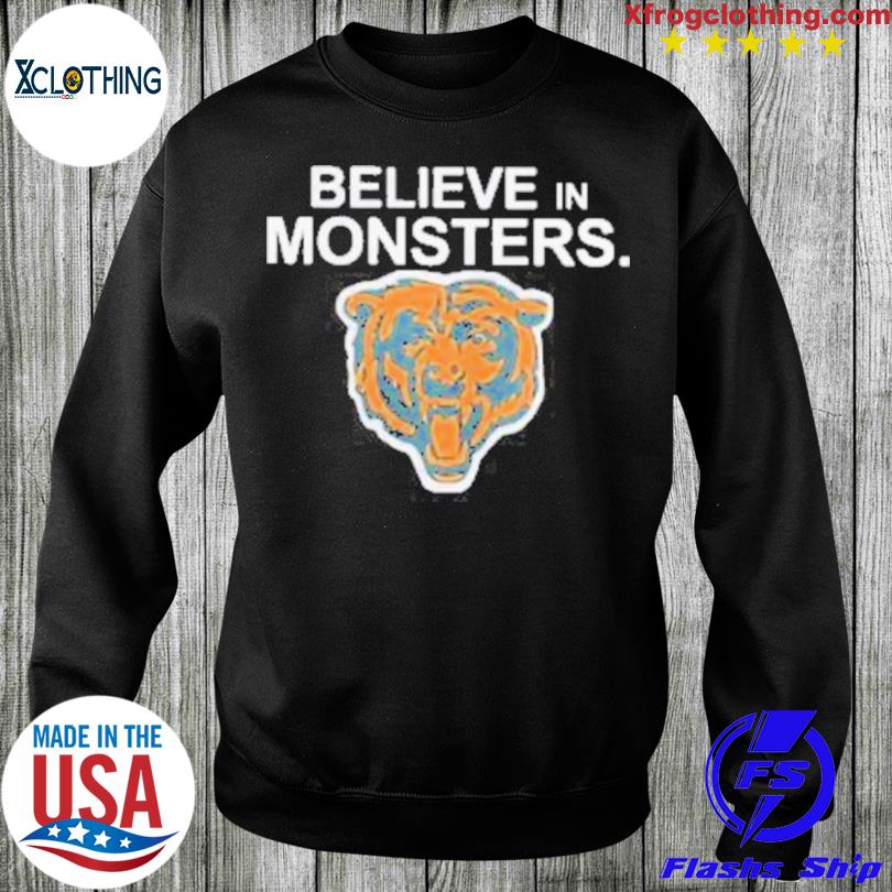 Believe In Monsters Chicago Bears Shirt - High-Quality Printed Brand