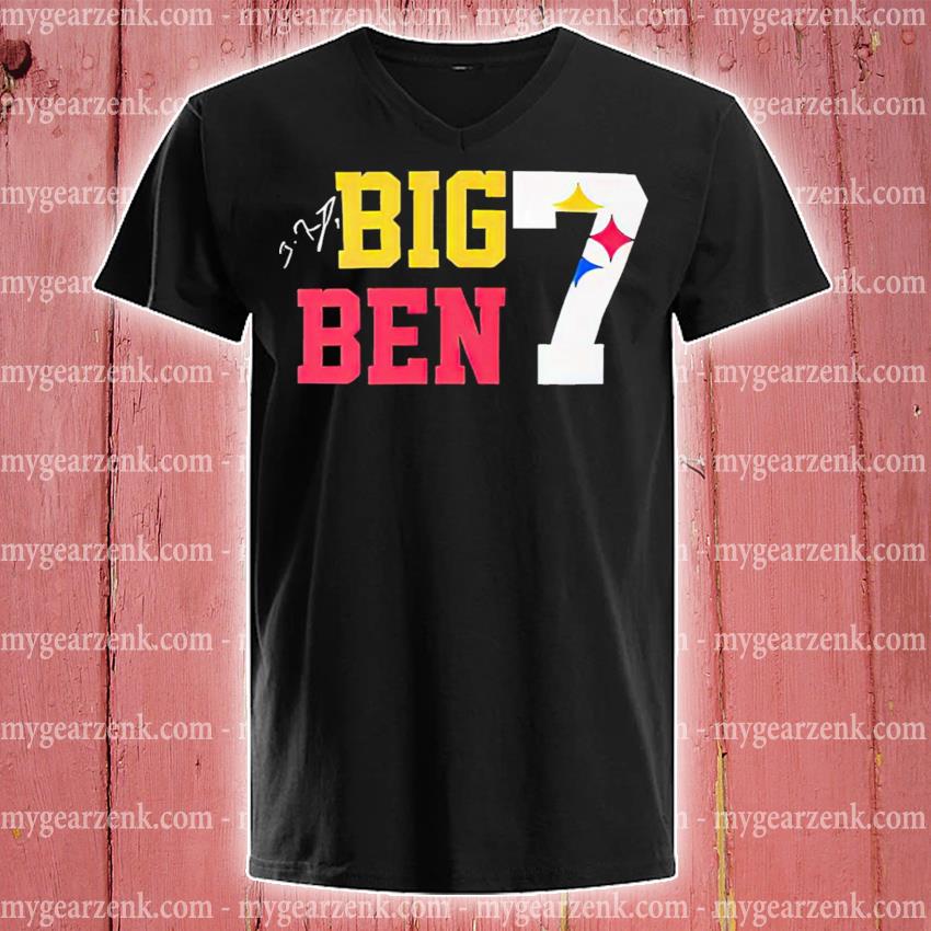 2022 Big Ben Roethlisberger Dreamathon Pittsburgh Steelers NFL T-Shirt -  REVER LAVIE