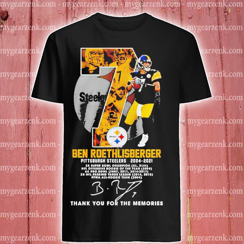 Thank you ben roethlisberger Pittsburgh steelers nfl shirt, hoodie