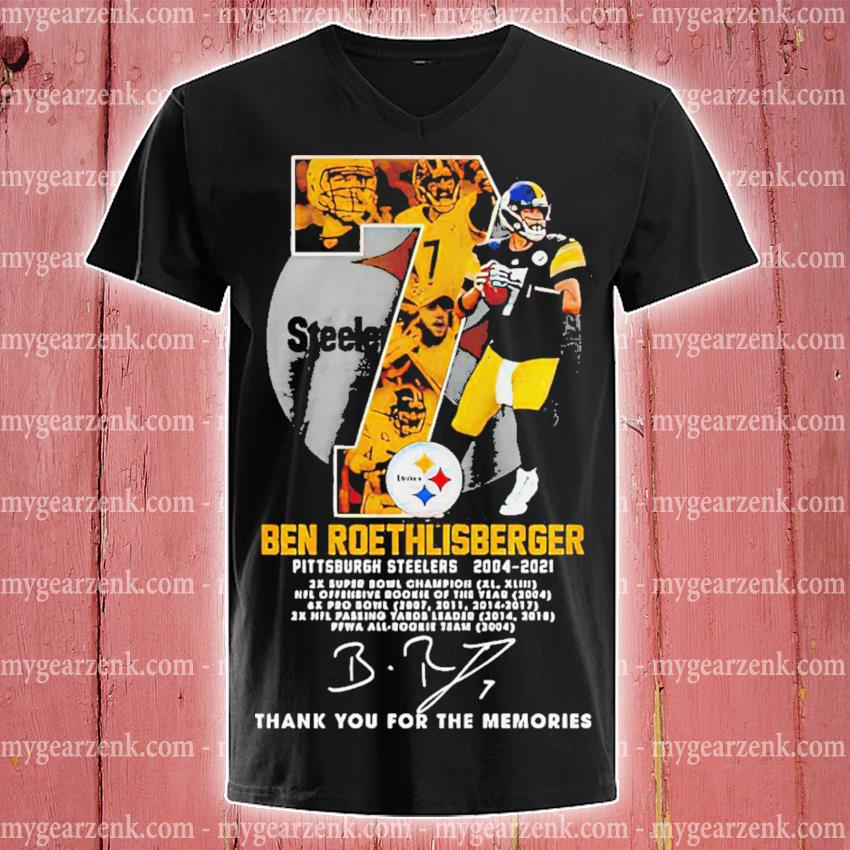 Ben Roethlisberger Shirt Fanatics Branded Career Stats Steelers Gift -  Personalized Gifts: Family, Sports, Occasions, Trending