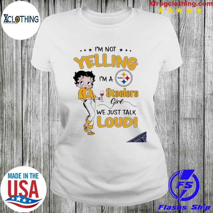 Pittsburgh Steelers Betty Boop Shirt - High-Quality Printed Brand