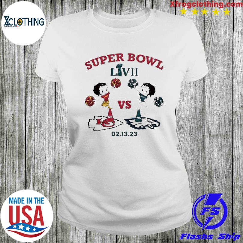 Betty Boop Philadelphia Eagles Vs Kansas City Chiefs Super Bowl