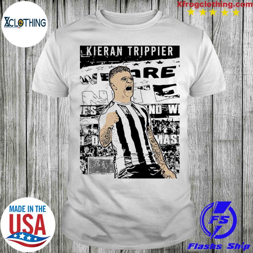 Black and white design kieran trippier shirt