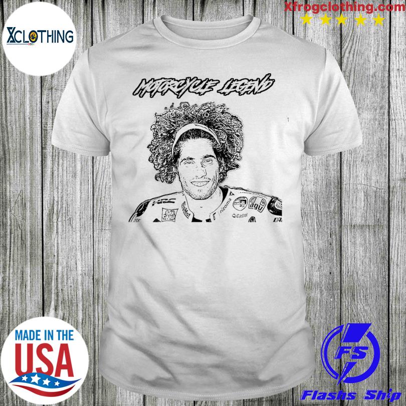Black and white design marco simoncellI ‘super sic' motorcycle legend shirt