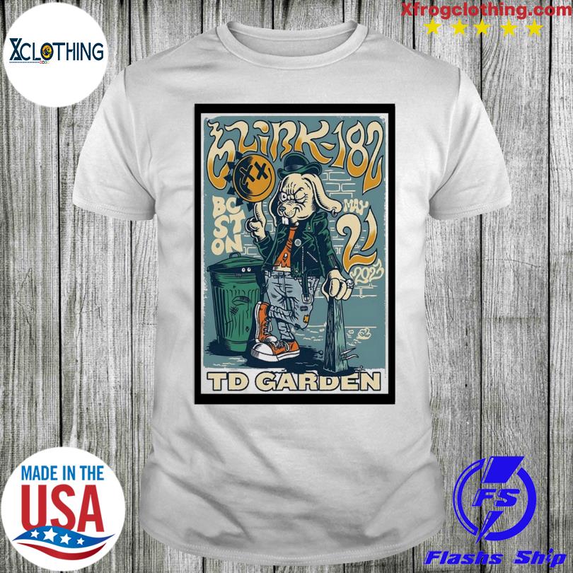 Blink-182 World Tour 2023 Boston, MA Poster Shirt
