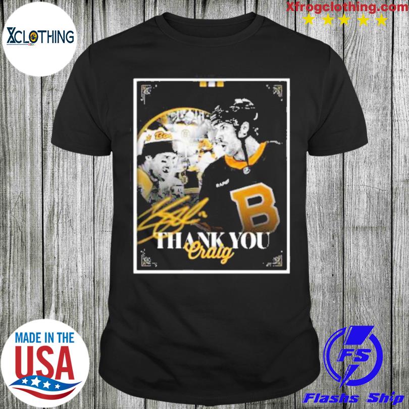 Boston Bruins Thank You Craig Shirt
