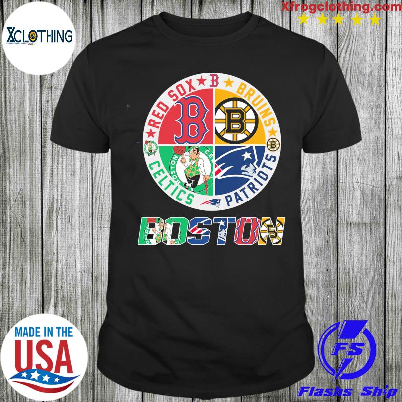 Boston Sports team logos and Mascots shirt, hoodie, sweater, long