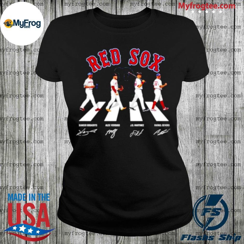 Funny The Boston Red Sox Abbey Road signatures T-shirt, hoodie