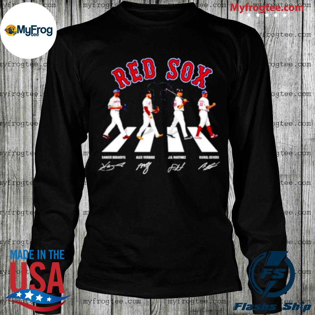 Funny The Boston Red Sox Abbey Road signatures T-shirt, hoodie