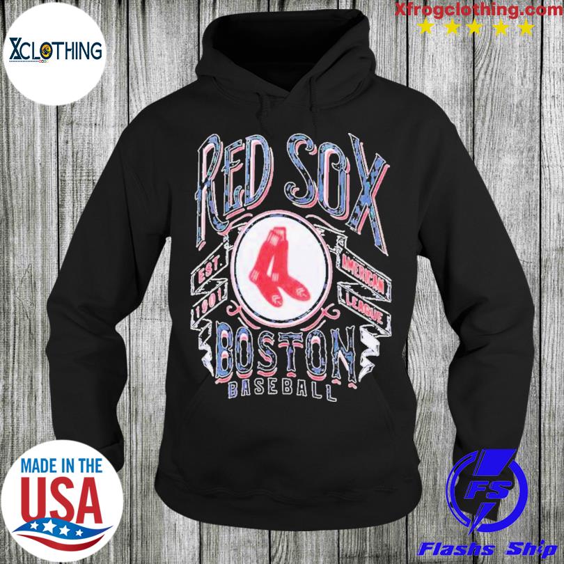 Men's Darius Rucker Collection by Fanatics Black Boston Red Sox Beach Splatter T-Shirt