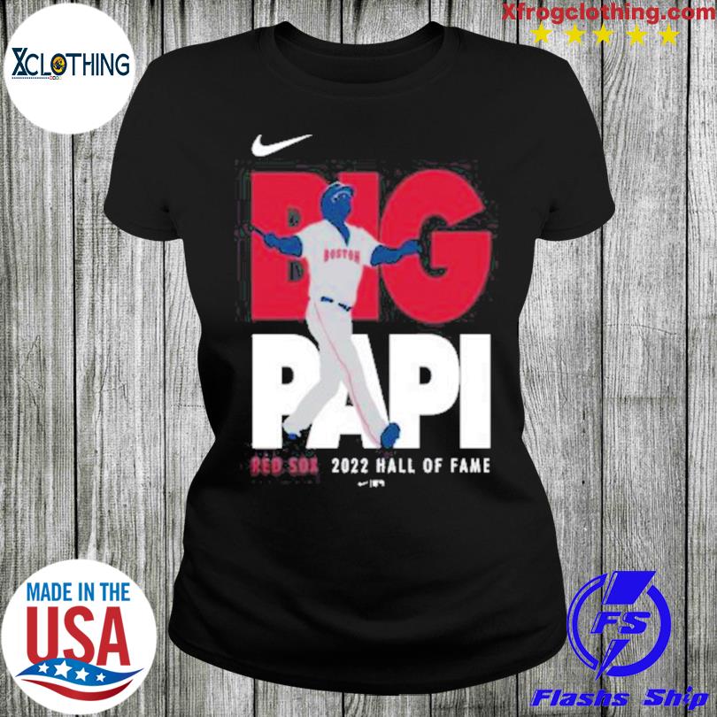 BeantownTshirts David Ortiz Big Papi Hall of Papi Boston Baseball Fan T Shirt Long Sleeve / Red / X-Large
