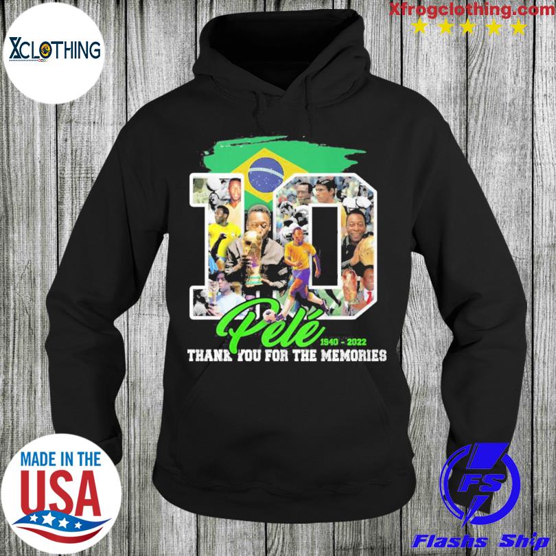 FREE shipping Pele 1940-2022 Thank you for the memories Brasil Legend soccer  shirt, Unisex tee, hoodie, sweater, v-neck and tank top