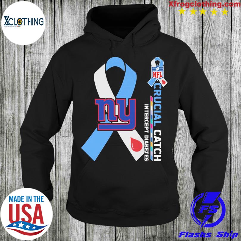 New York Giants NFL Crucial Catch Intercept Diabetes Shirt, hoodie,  sweater, long sleeve and tank top