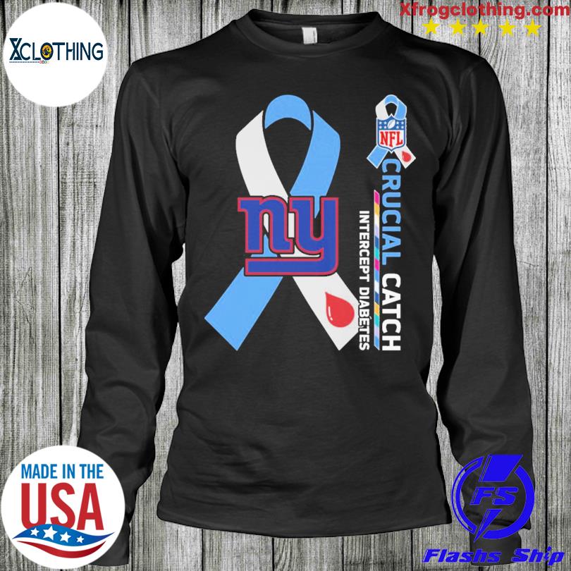 New York Giants Intercept Cancer shirt