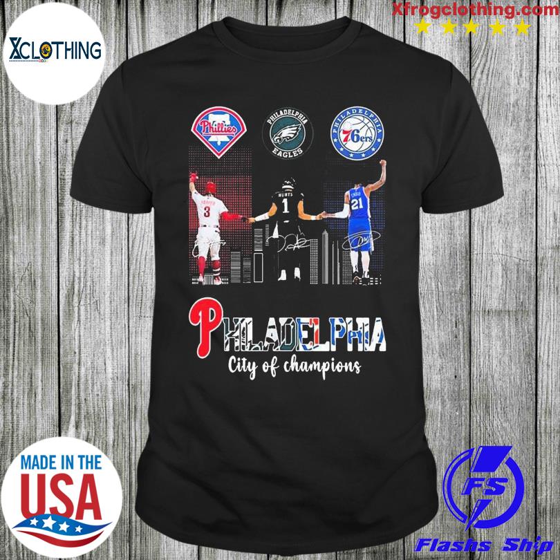 Official Its a philly thing harper hurts and embiid philadelphia sports  teams signatures T-shirt, hoodie, tank top, sweater and long sleeve t-shirt