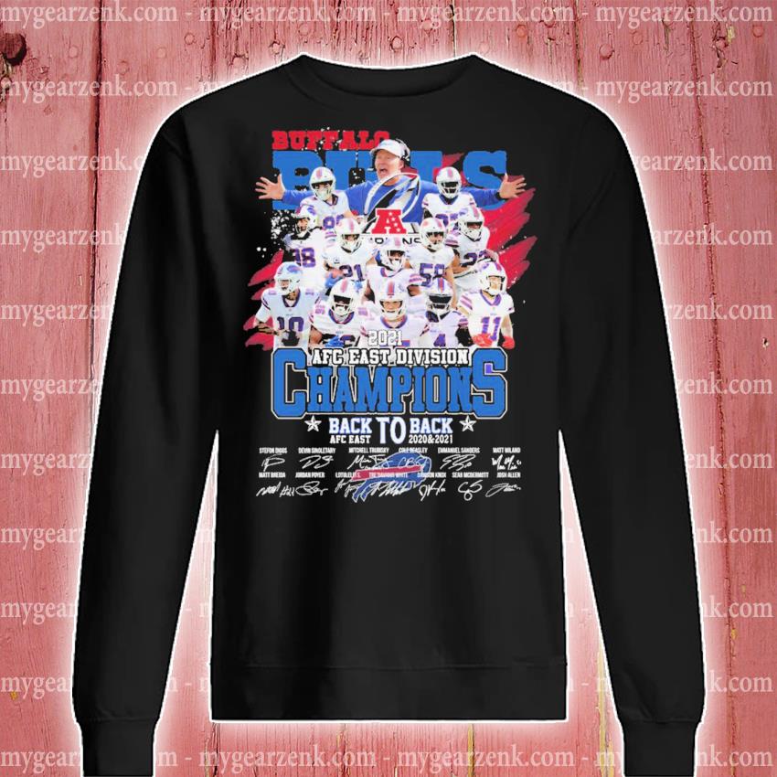 Buffalo Bills Run the East 2021 AFC Division Champions shirt