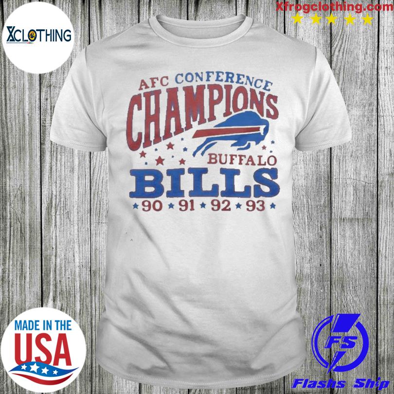 Buffalo Bills 4 Time Afc Champions Shirt