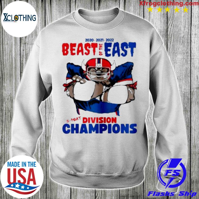 Buffalo Bills AFC East Champions 3 Peat 2020 2021 2022 Shirt, hoodie,  sweater, long sleeve and tank top