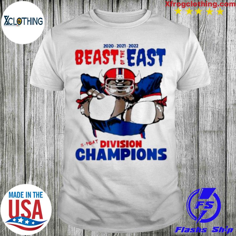 Buffalo Bills 3 Peat 2020 2021 2022 AFC east division champs shirt