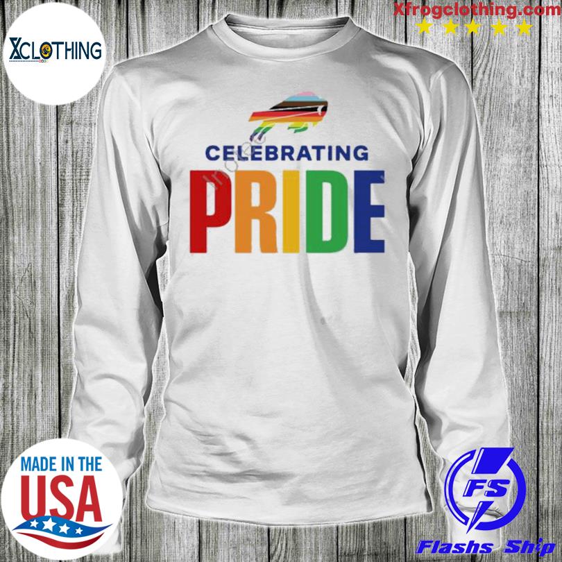 Buffalo Bills Celebrating Pride Month Tee Shirt - Teechipus