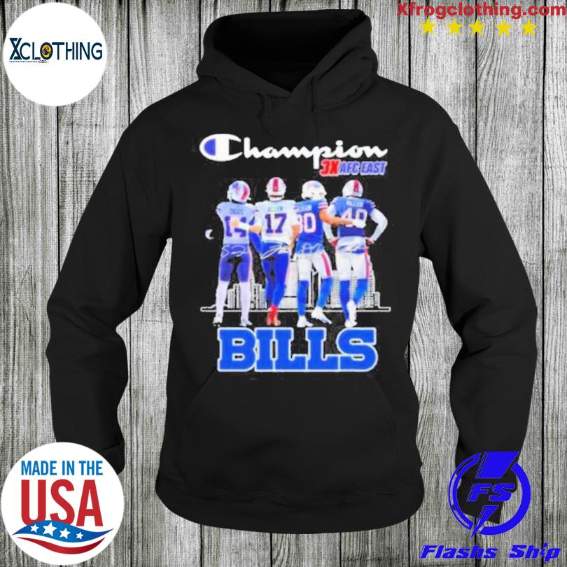 Buffalo Bills Champions 3X Afc East Bills City Signatures T-Shirt, hoodie,  sweater, long sleeve and tank top