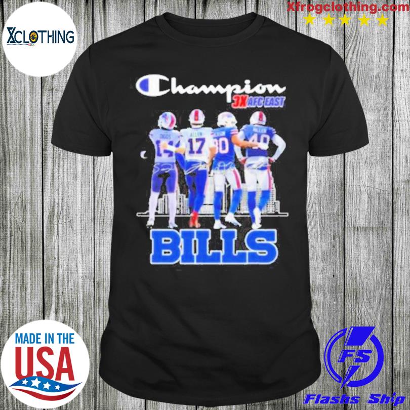 Funny 2020 AFC East Champions Buffalo Bills Football Shirt - Guineashirt  Premium ™ LLC