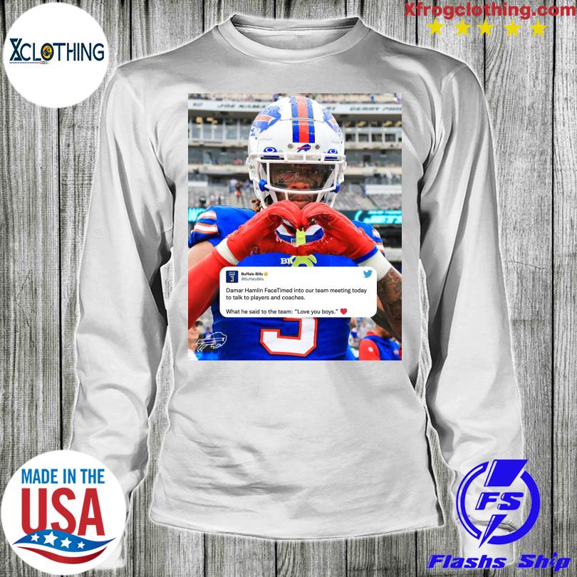 Official hamlin strong damar hamlin Buffalo Bills #3 shirt, hoodie,  sweater, long sleeve and tank top