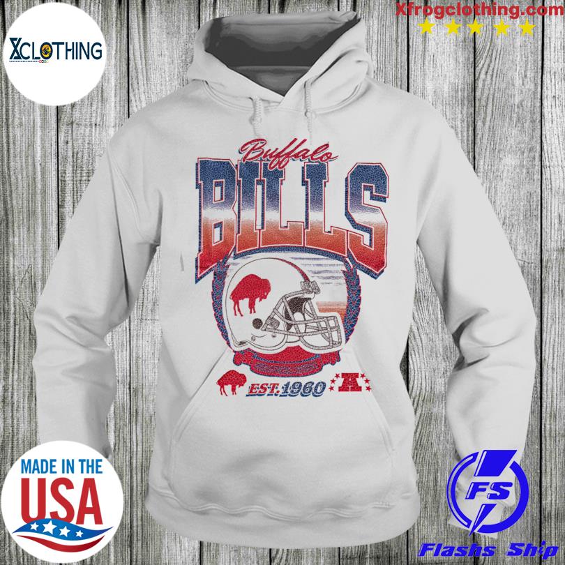 New Era Buffalo Bills Throwback Helmet Crewneck Sweatshirt