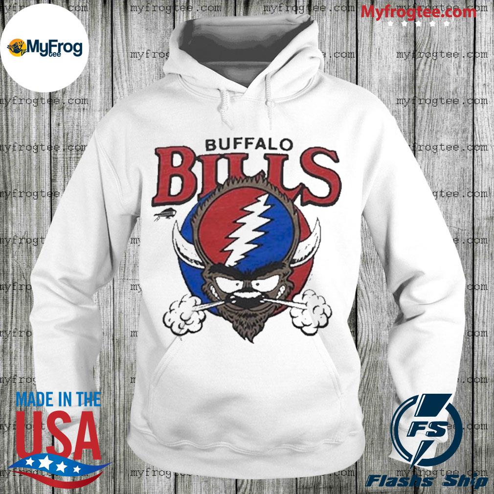 NFL Buffalo Bills Grateful Dead Fan Fan Football T-Shirt - TeeNaviSport