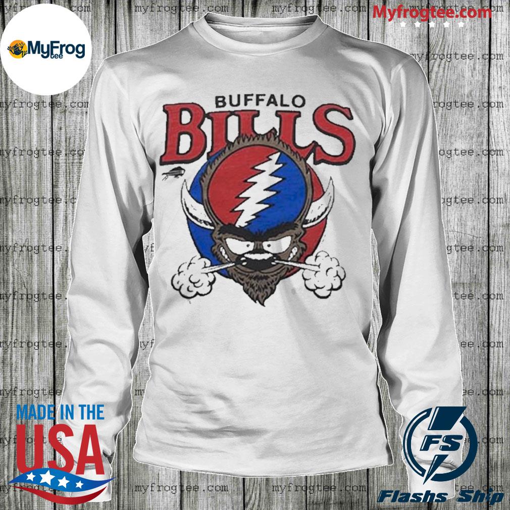 NFL x Grateful Dead x Buffalo Bills T-Shirt from Homage. | Officially Licensed Vintage NFL Apparel from Homage Pro Shop.