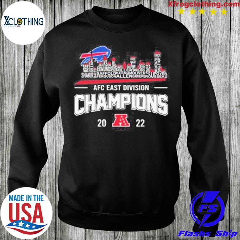 Buffalo Bills Team Football AFC East Champions Signatures shirt, hoodie,  sweater, long sleeve and tank top