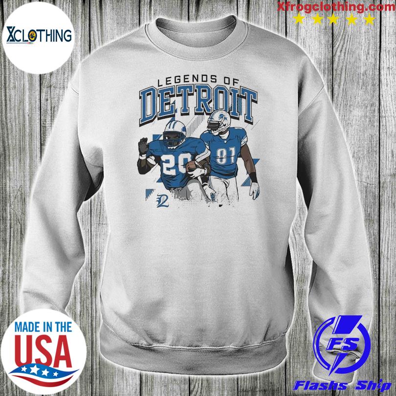 Official Best calvin Johnson And Barry Sanders Legends Of Detroit Lions  football shirt, hoodie and sweater