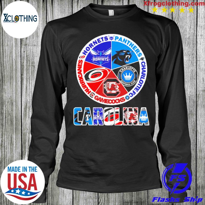 Carolina Panthers And Hurricanes Hornets Logo shirt, hoodie, sweater, long  sleeve and tank top