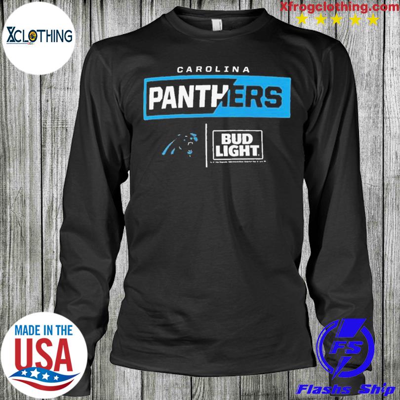 Carolina Panthers Fanatics Branded Nfl X Bud Light Shirt by