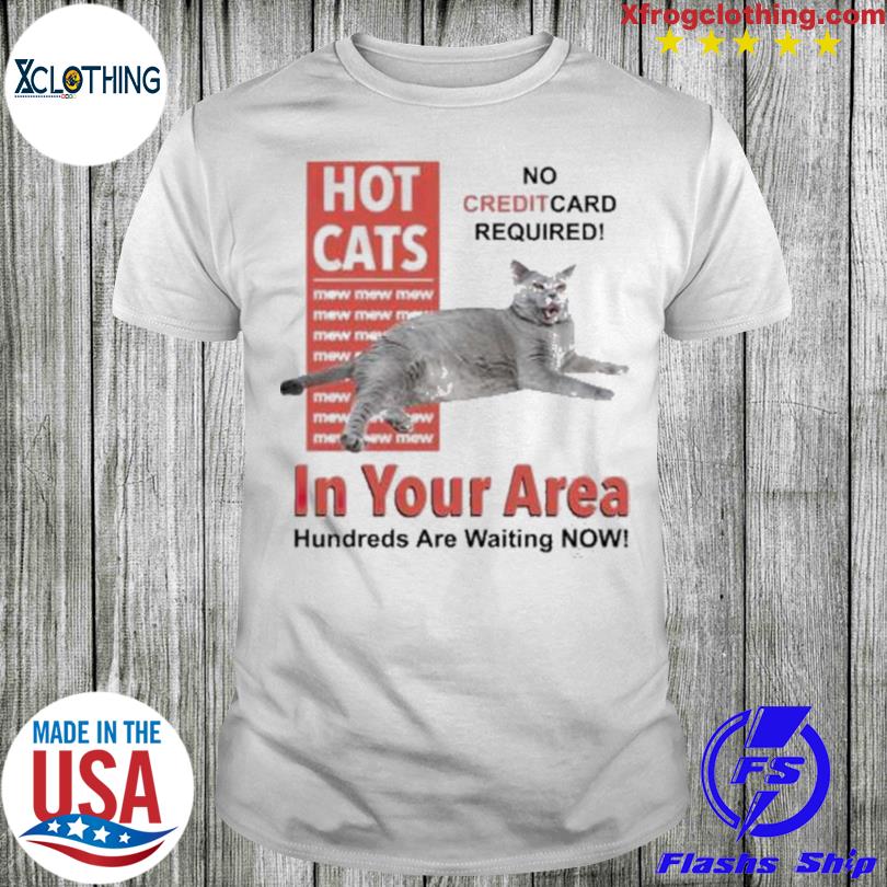 Cats In Your Area Hundreds Are Waiting Now Shirt