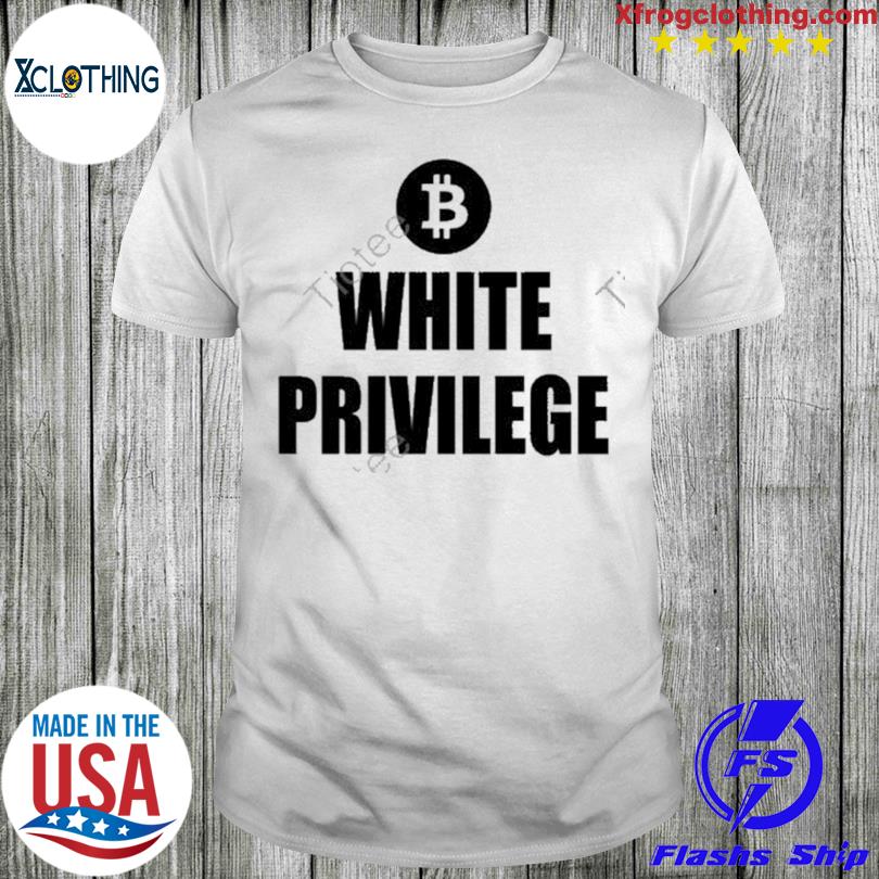 Ccg bryson bitcoin white privilege shirt