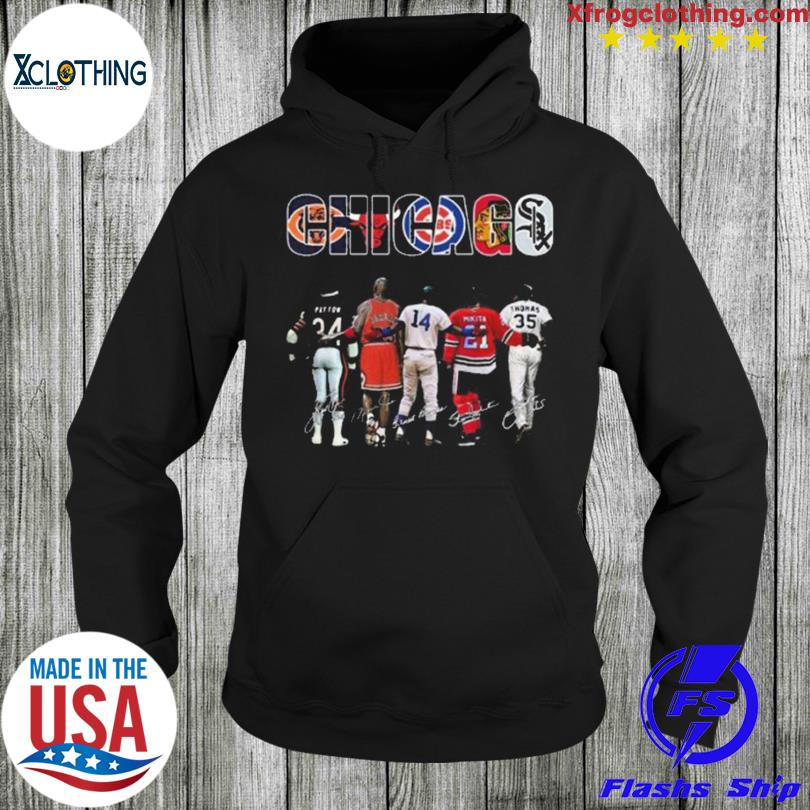 Chicago Bear Cubs White Sox Blackhawks Bulls Legends Team T Shirt, hoodie,  sweater, long sleeve and tank top