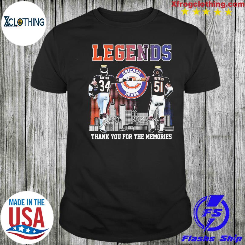 Chicago Bears Football Legends T-Shirt - TeeNavi