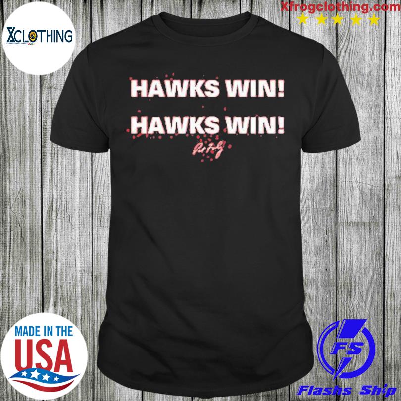 Chicago Blackhawks Pat Foley Hawks Win Shirt