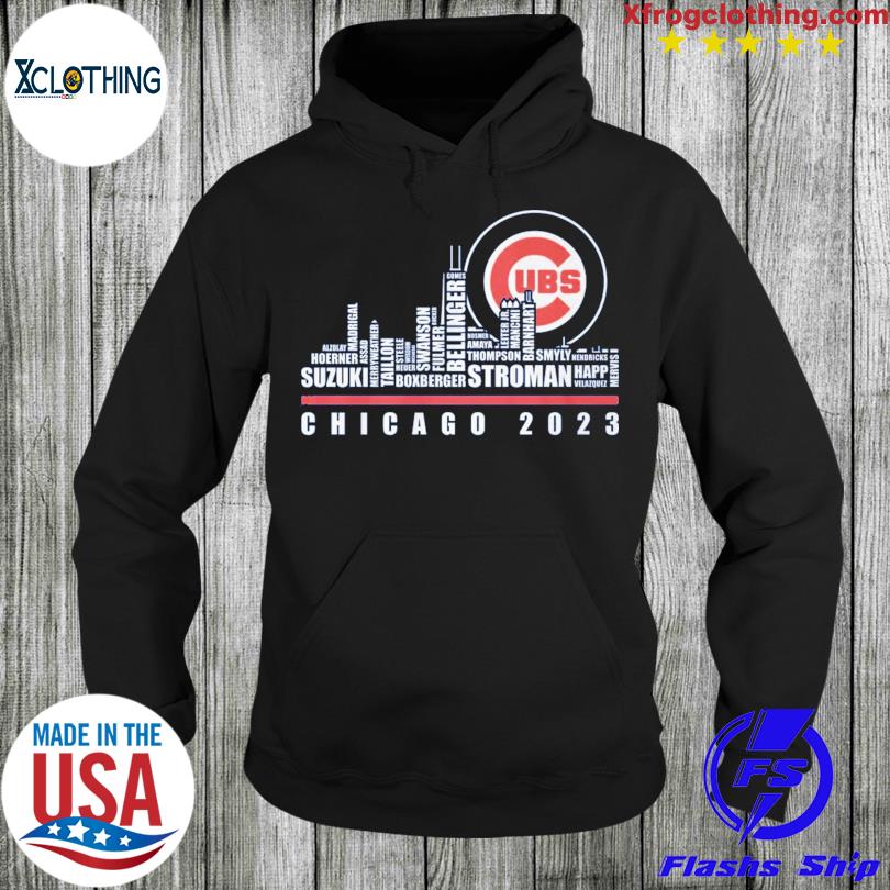 Chicago Cubs 2023 Season Team Players Names In City shirt, hoodie, sweater  and long sleeve