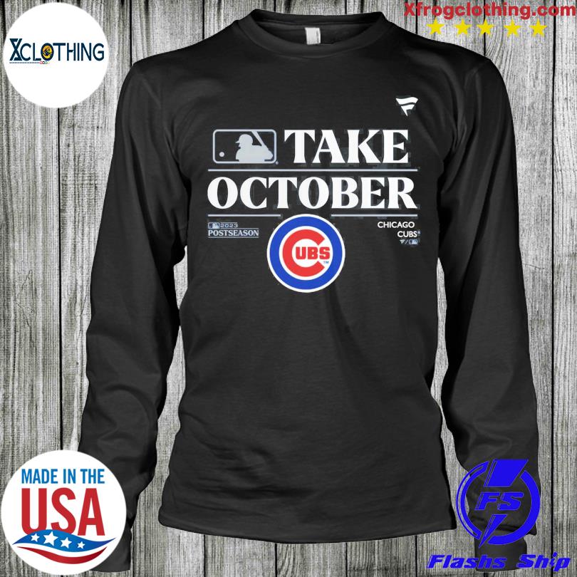 Ipeepz Chicago Cubs Fanatics Branded 2023 Postseason Locker Room Shirt