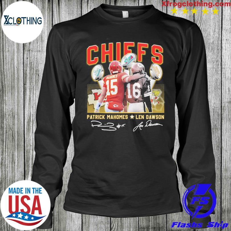 Legends Patrick Mahomes And Len Dawson signature shirt, hoodie, sweater,  long sleeve and tank top