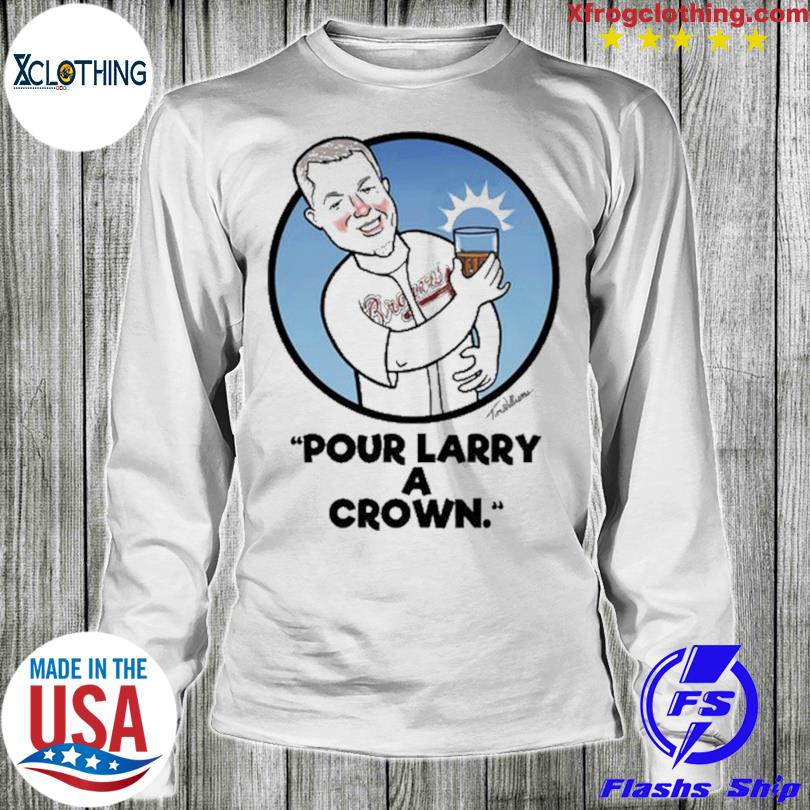 Chipper Jones Pour Larry A Crown Shirt - Limotees