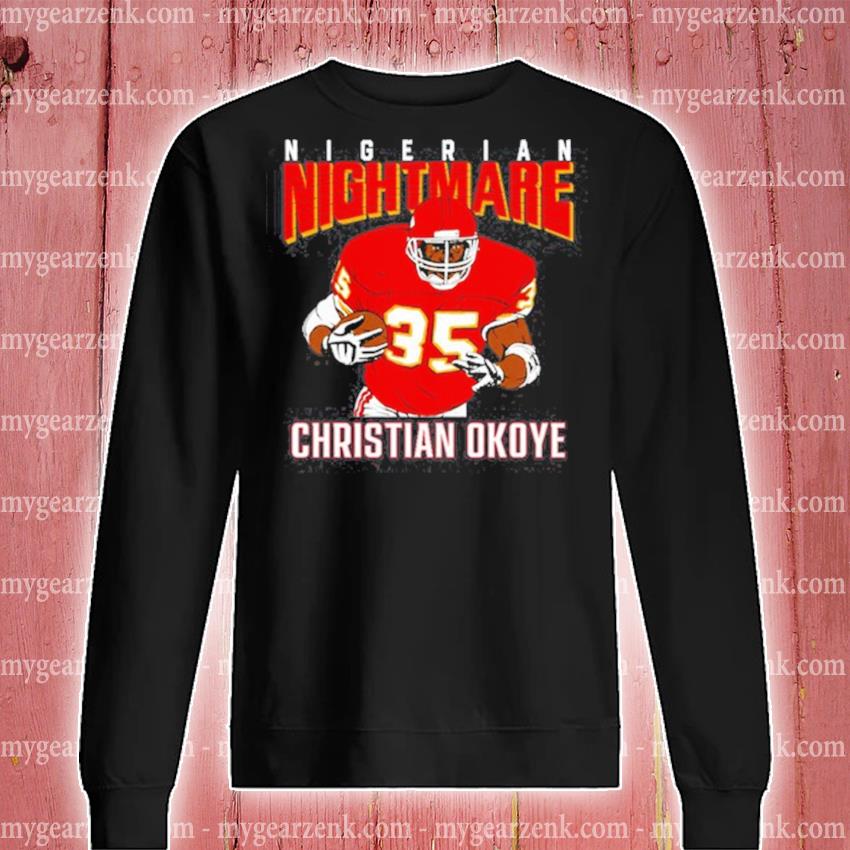 Nigerian Nightmare Christian Okoye Black T-Shirt